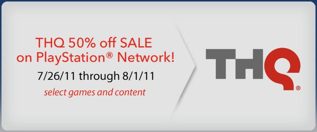 PSN and THQ 50% Off Content Sale