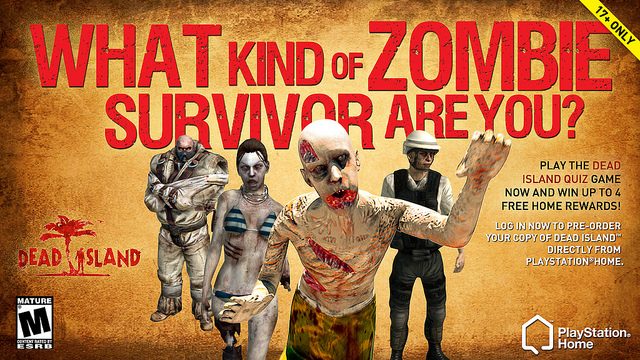 PlayStation Home Guide: Dead Island Zombie Survivor Game Challenges