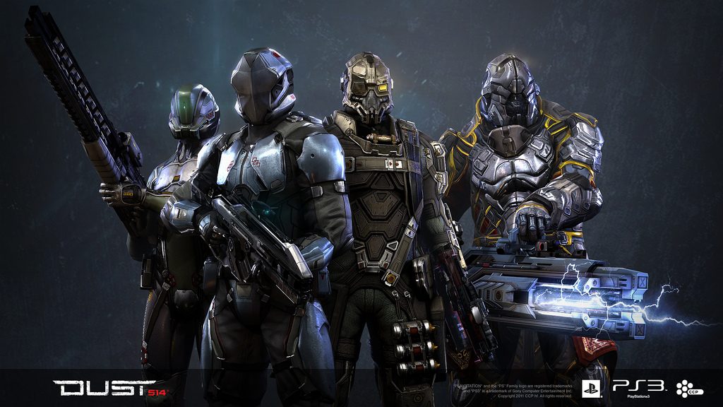 Dropsuits in DUST 514