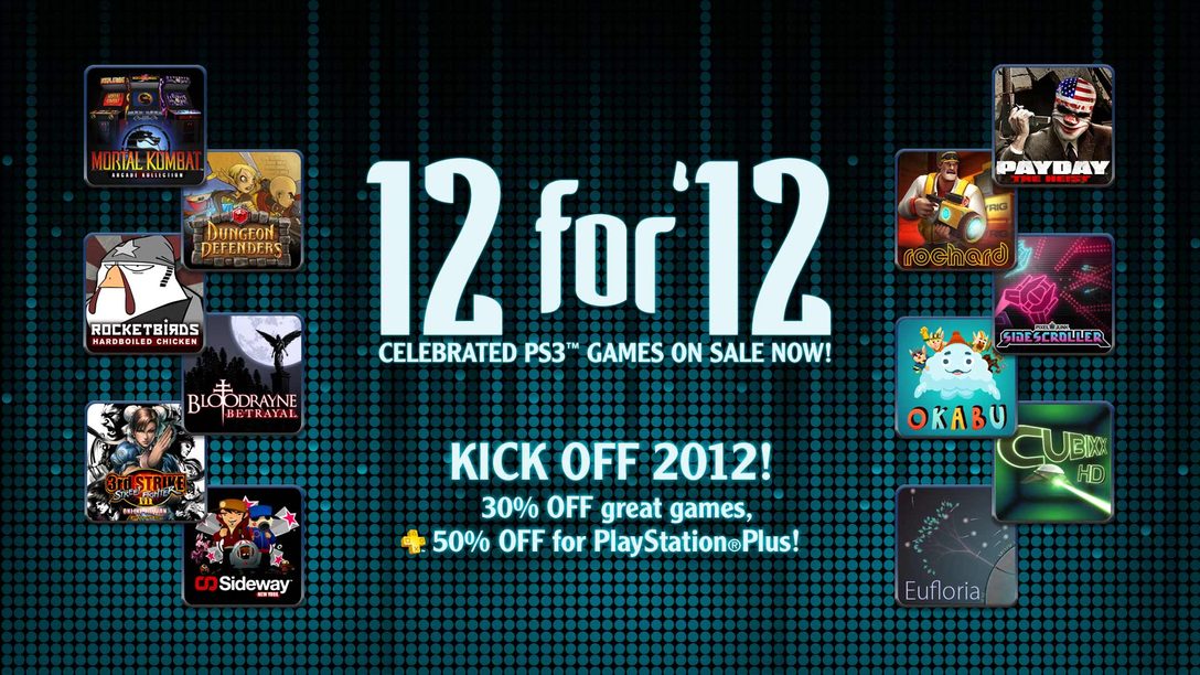 Introducing PlayStation Network’s “12 for ‘12” PS3 Game Sale