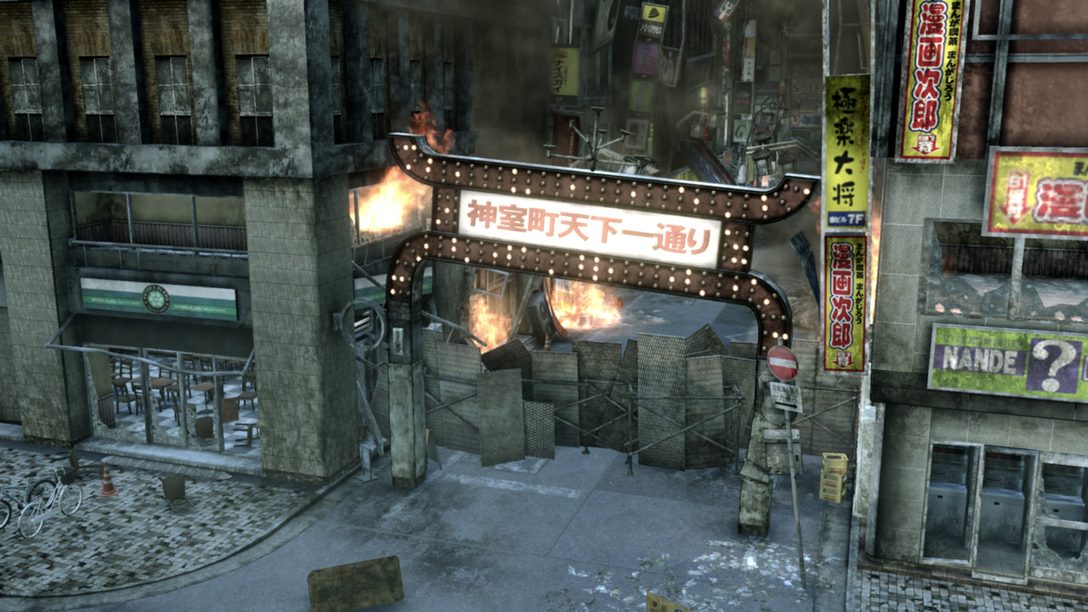 Before and After the Zombie Devastation in Yakuza: Dead Souls