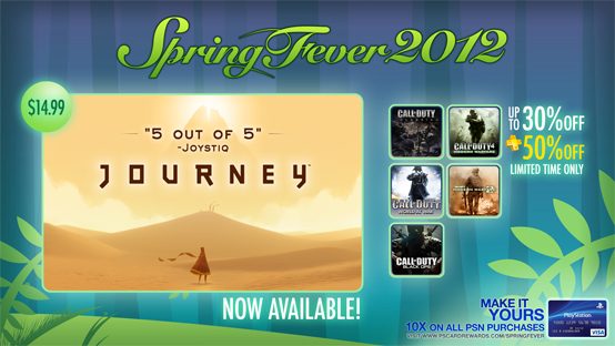 PSN Spring Fever 2012: New Games, Discounts, Call of Duty Sale This Week