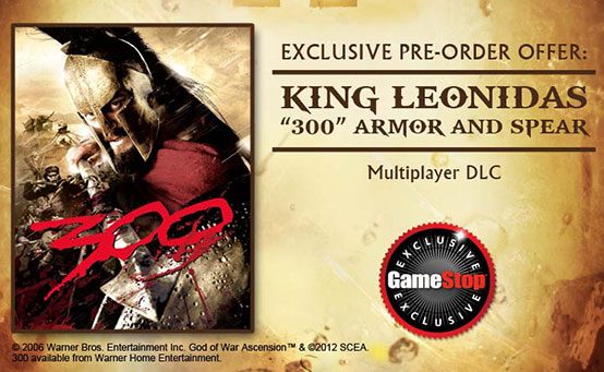 UPDATE: GameStop Gets Exclusive God of War: Ascension Pre-Order Items