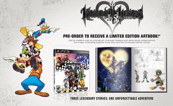 Kingdom Hearts HD 1.5 ReMIX: Pre-Order for Limited Edition Artbook