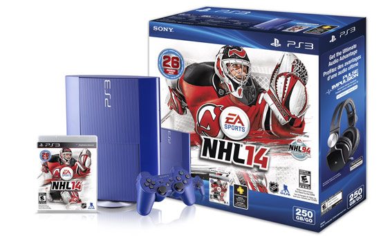 Canada Gets Azure Blue PS3, NHL14 Bundle for $249