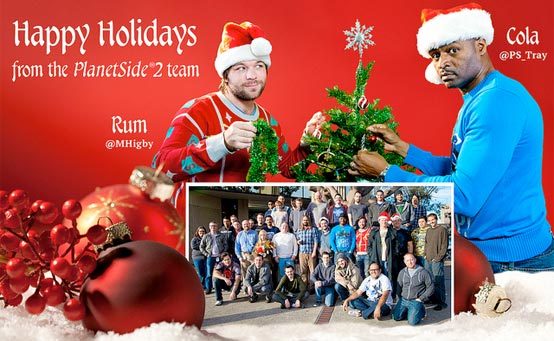 Happy Holidays from Rum, Cola, and the Entire PlanetSide 2 Team