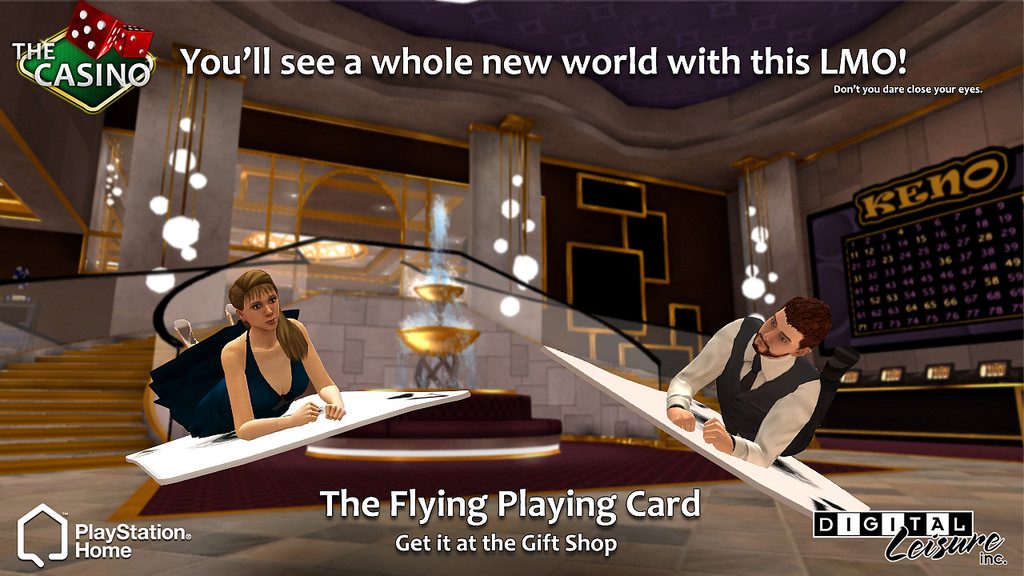 PlayStation Home update: The Flying Playing Card takes off