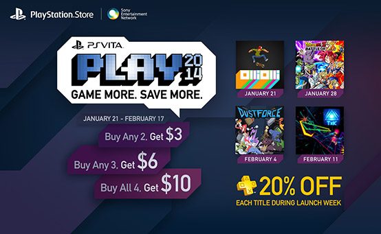 PS Vita PLAY: 4 New Vita Games, PS Plus discounts and more