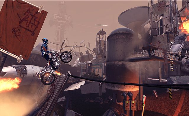 Trials Fusion: Riders of the Rustlands DLC on PS4 Today