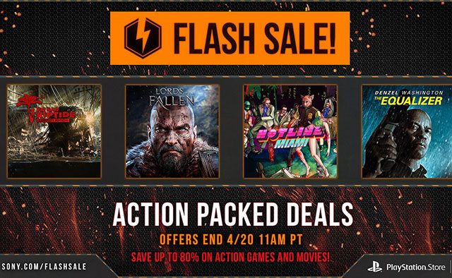 Flash Sale Starts Now: Deals on Action Games and Movies