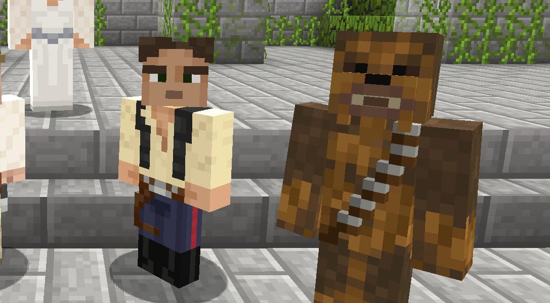 Minecraft gets Star Wars skin packs today