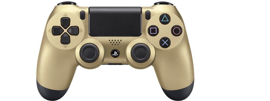 Gold and Silver Dualshock 4 Wireless Controllers unveiled