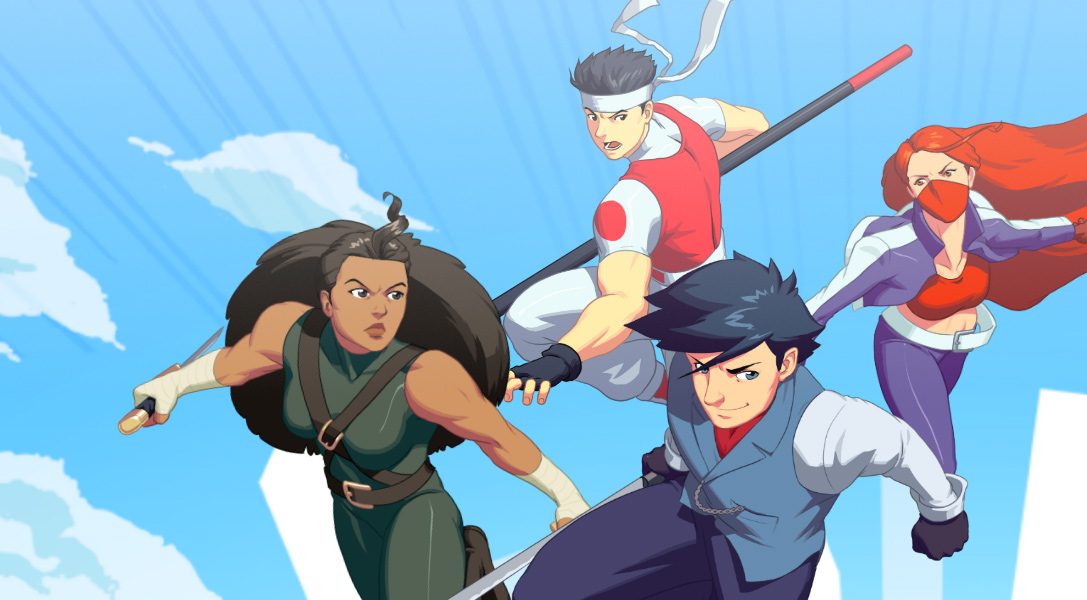 Brawl while you fall in SkyScrappers, out today on PS4