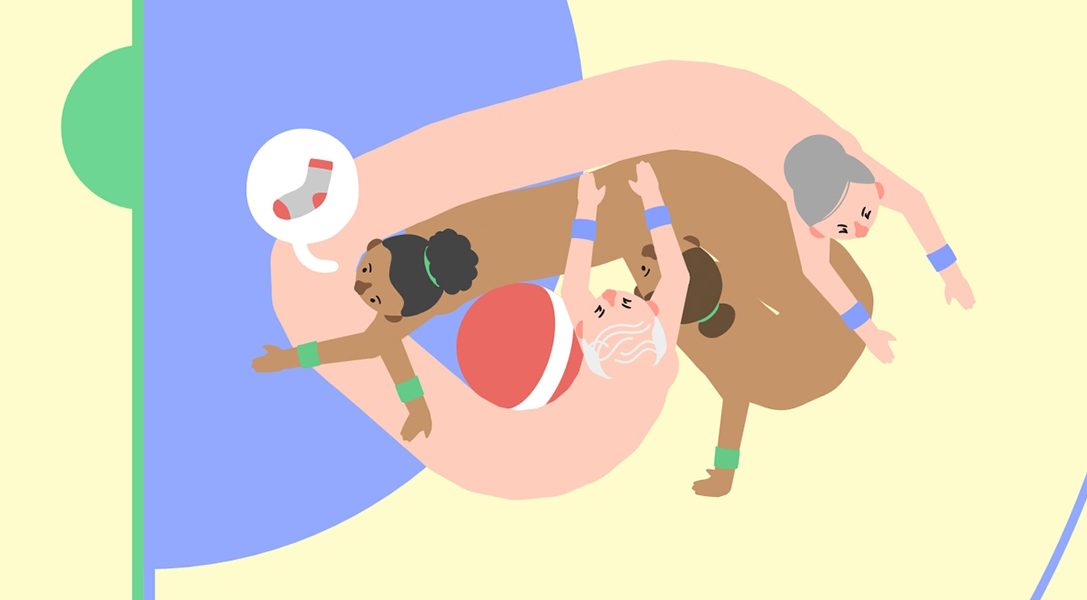 Lovely, horrible 2-on-2 sports game Push Me Pull You announced for PS4