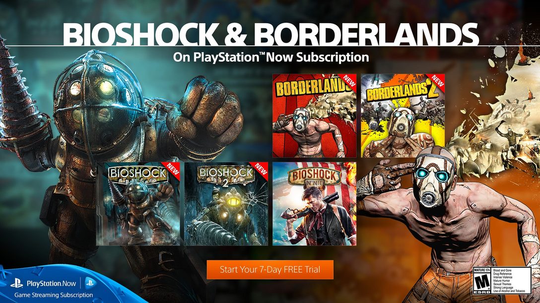 Borderlands & BioShock Games Join PlayStation Now Subscriptions Today