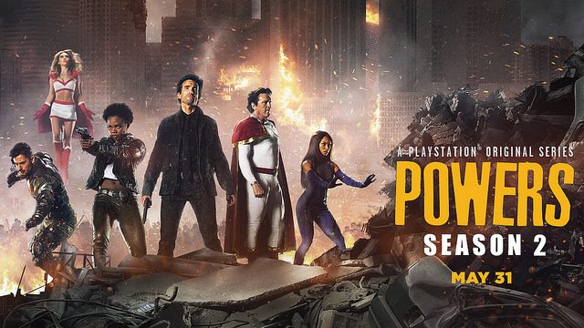 Celebrate Powers Season 2 with Free Comic, PlayStation Theme