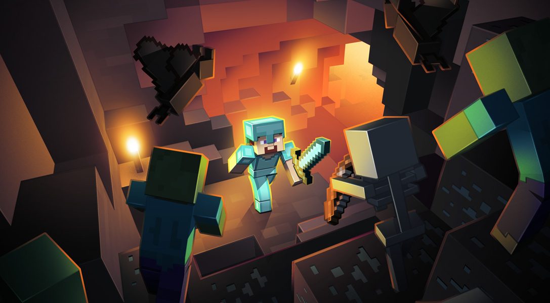 Minecraft Battle Minigame Coming To Playstation In June Playstation Blog