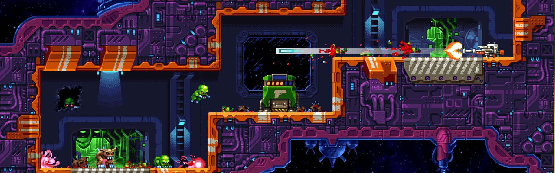 Brutal Arcade Platformer Super Mutant Alien Assault Hits Ps4 This 