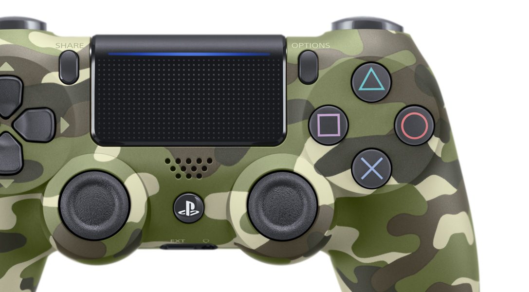 New Green Camouflage Dualshock 4 Revealed Playstation Blog