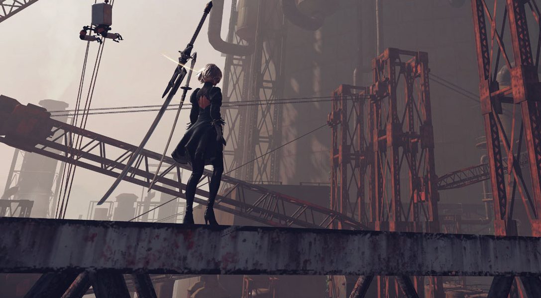 Nier: Automata demo out now, new trailer teases Final Fantasy XV, Dragon Quest weapons