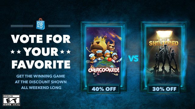 Vote for your Favorite: Overcooked vs. Sheltered