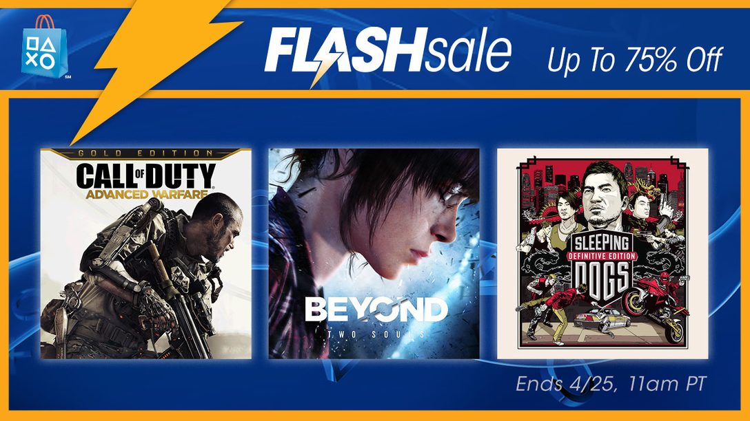 Flash Sale Now: Deals on Action Games & Movies