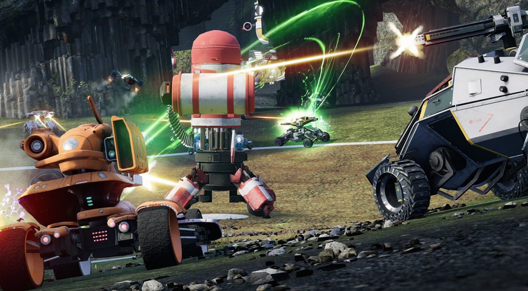 Blur and Geometry Wars veterans return with four-wheeled multiplayer combat in PS4’s Switchblade