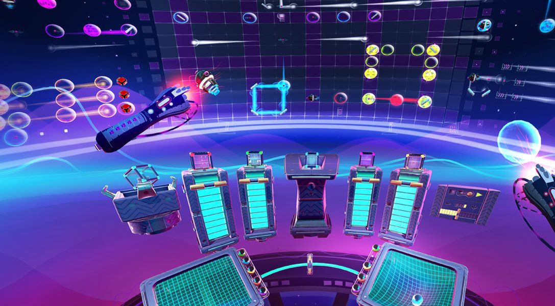 Construct a beat and unleash the music in Track Lab, coming soon to PlayStation VR