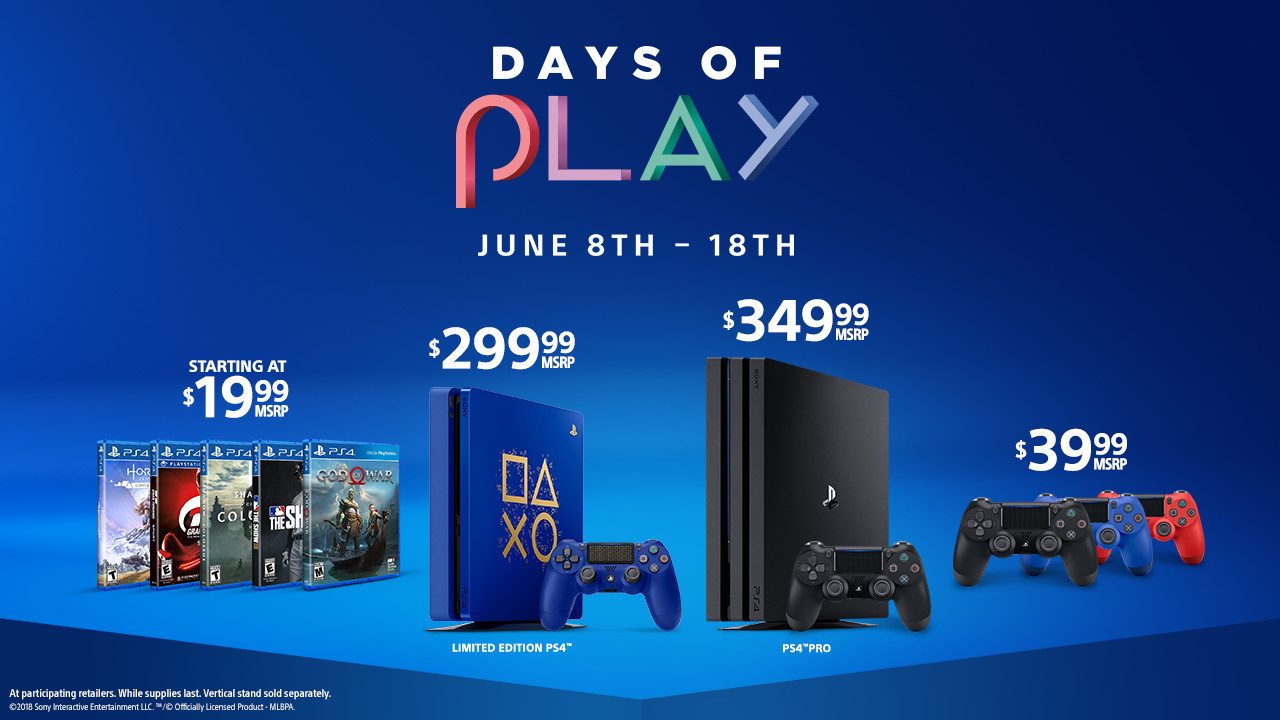days of play playstation 2020