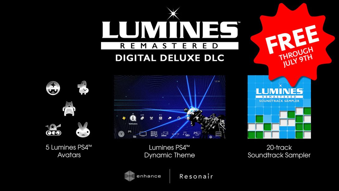 Lumines Remastered Groovin’ onto PS4 June 26, Free Limited-Time Launch Bundle