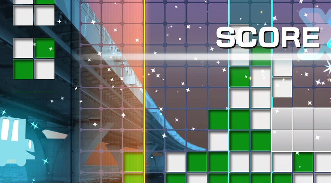 Buy revamped puzzle classic Lumines Remastered by 9th July and get 20-song digital soundtrack