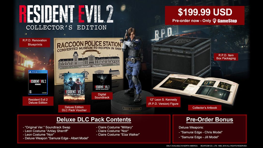 Resident Evil 2: Collector’s Edition First Look, New Dev Details from Comic-Con