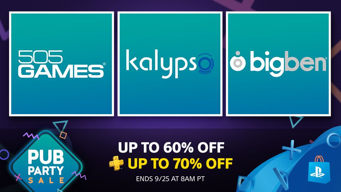 Pub Party Sale: Deals from 505 games, Kalyspo, Bigben