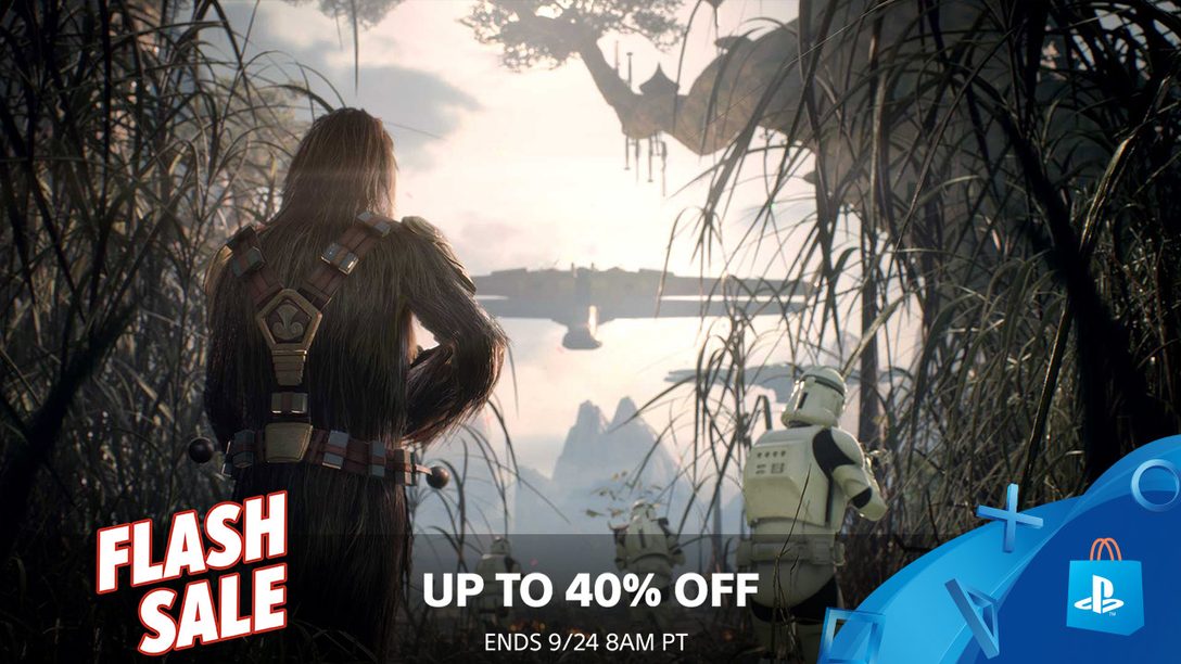Flash Sale! Save up to 40% This Weekend at PS Store