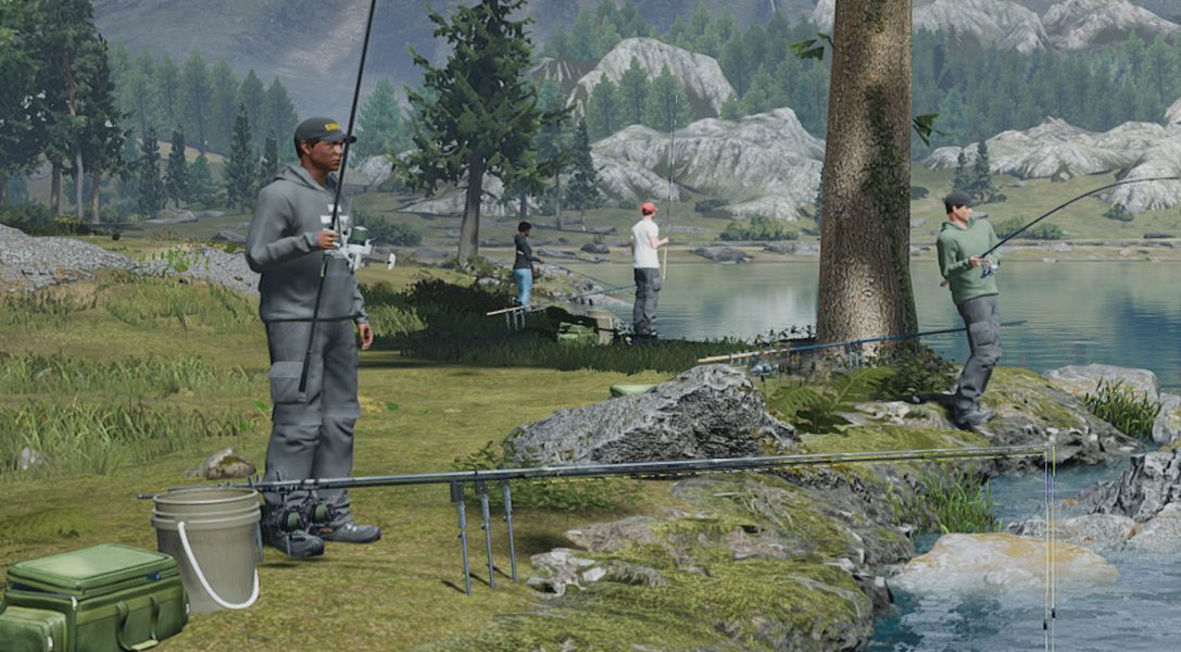 Battle fish and fellow anglers across North America and Europe in Fishing Sim World, out on PS4 today