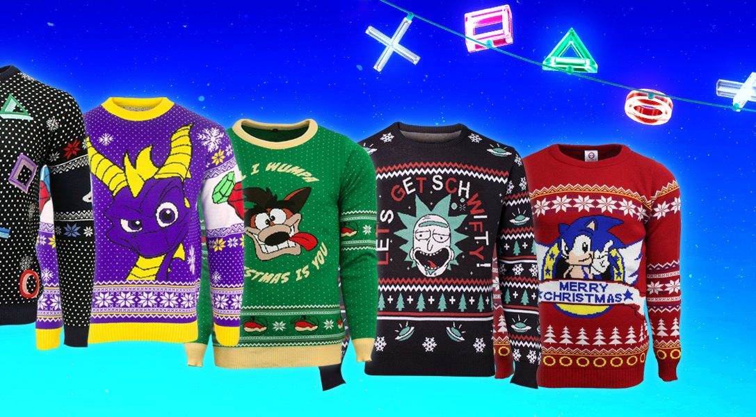 Get festive with PlayStation Gear’s range of Christmas-themed merchandise