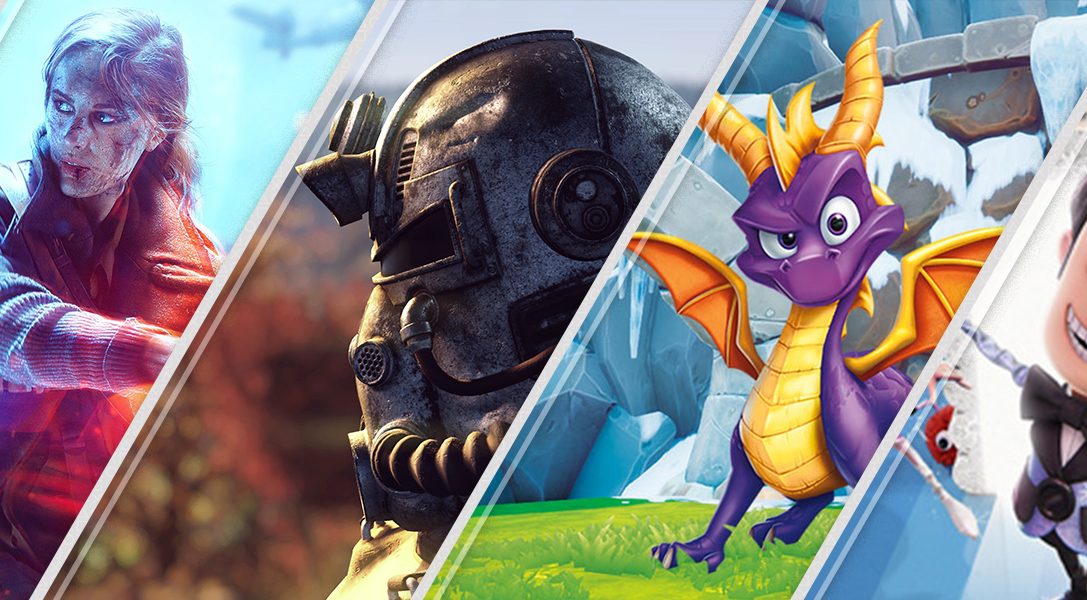 New on PlayStation Store this week: Battlefield V, Fallout 76, Spyro Reignited Trilogy, more