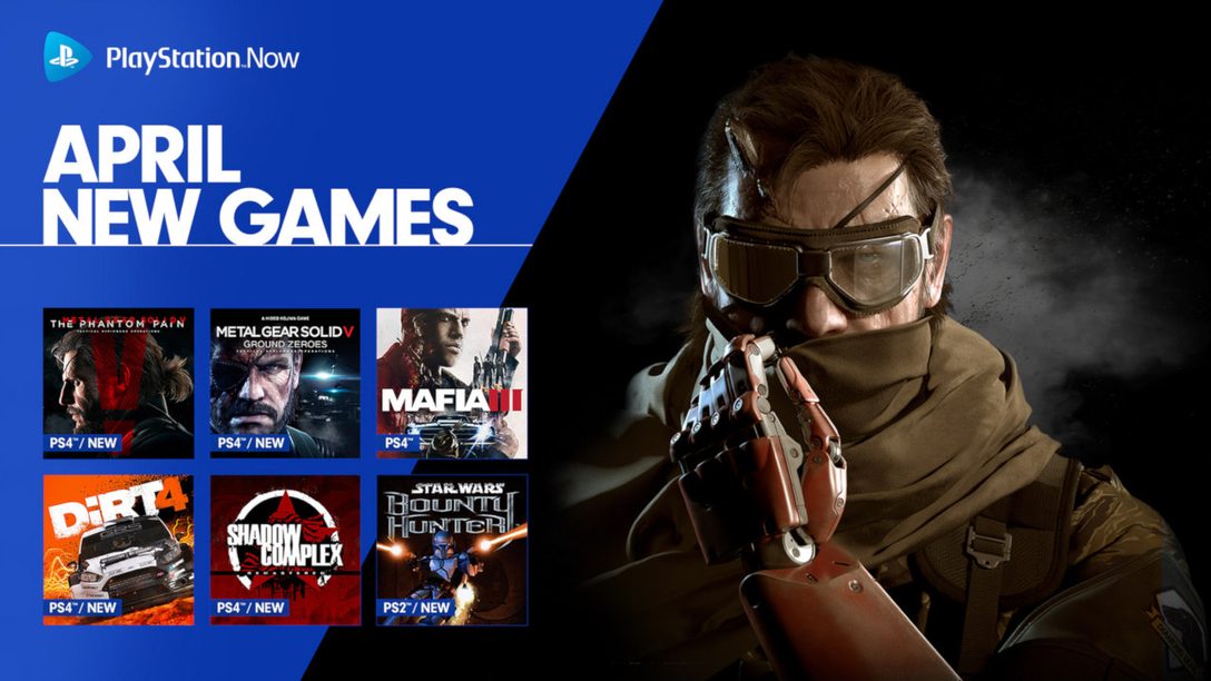 Metal Gear Solid V Headlines April’s PlayStation Now Lineup