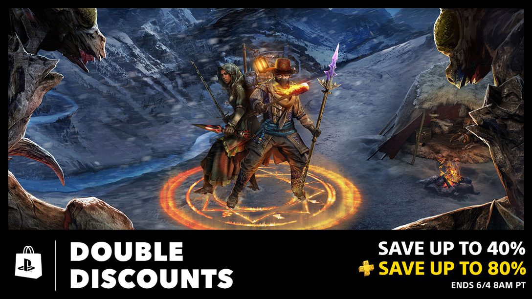 PS Plus Double Discounts Bring Savings up to 80%