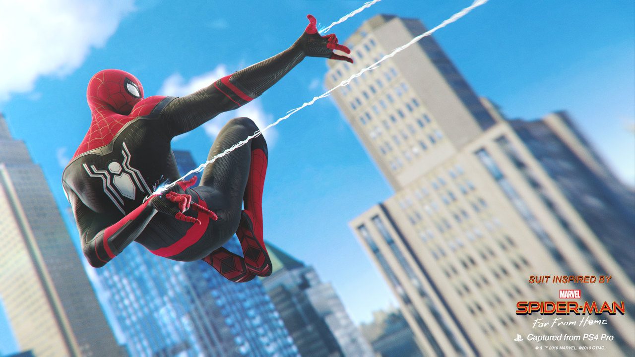 spider man far from home ps4 vr