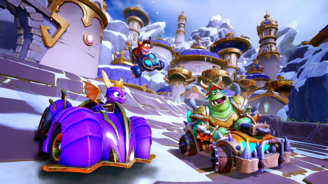 Spyro Glides into CTR Nitro-Fueled in New Grand Prix