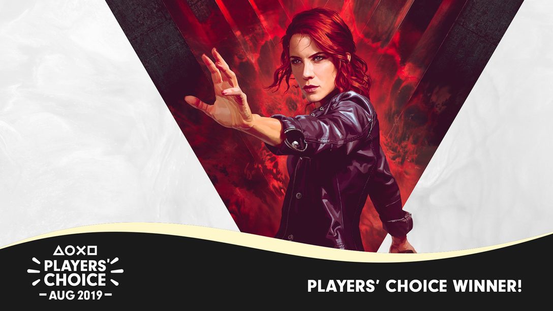 Players’ Choice: Control Voted August’s Best New Game