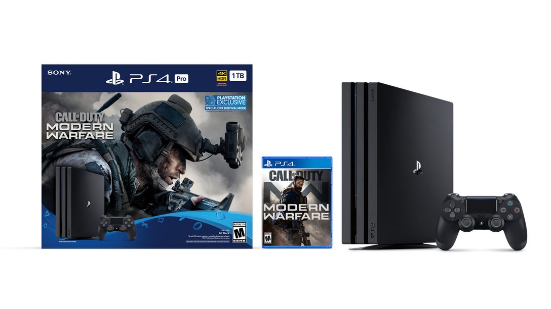 Introducing The New Call Of Duty Modern Warfare Ps4 Pro Bundle Playstation Blog