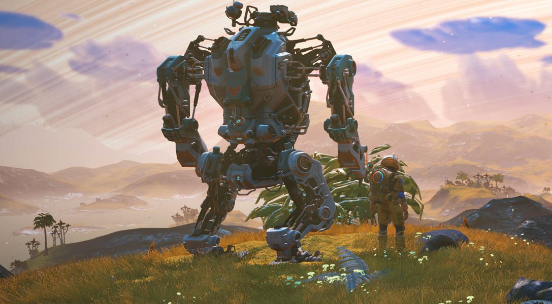 No Man’s Sky introduces huge mechs in its latest free update, out now on PS4