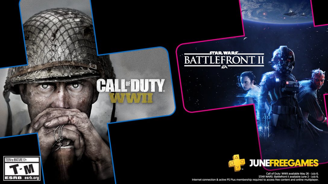 Star Wars Battlefront II and Call of Duty: WWII are your PS Plus games for June