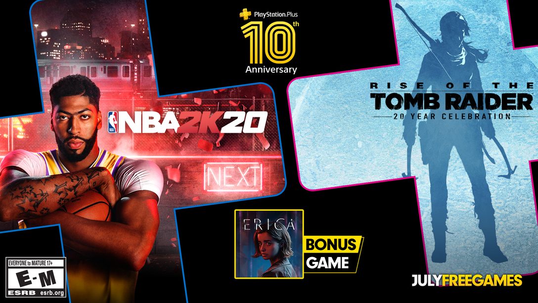 PlayStation Plus July games lineup & a thank you for 10 years of supporting PS Plus