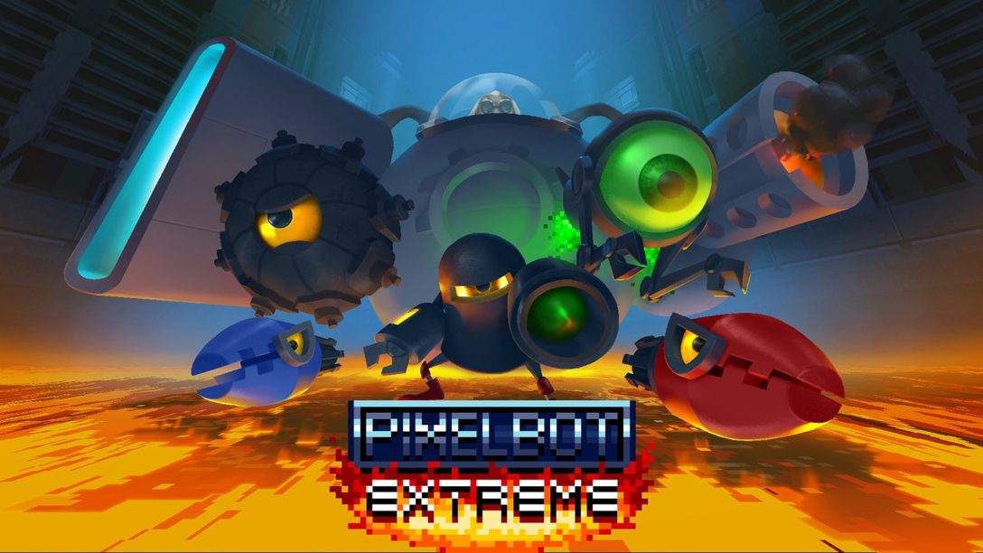 Embrace retro challenge with the color-based action of Pixelbot Extreme