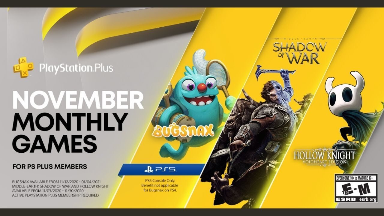 your November PlayStation Plus games 