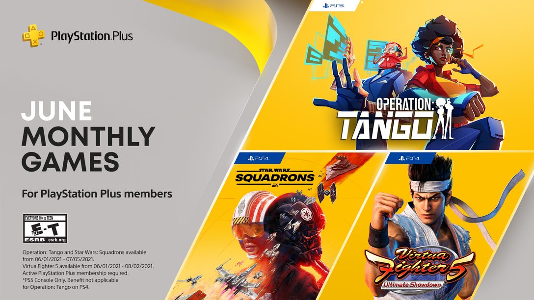 PlayStation Plus games for June: Operation: Tango, Virtua Fighter 5 Ultimate Showdown, Star Wars: Squadrons