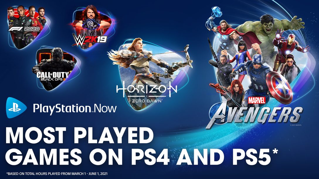 PlayStation Now: most-played games in Spring